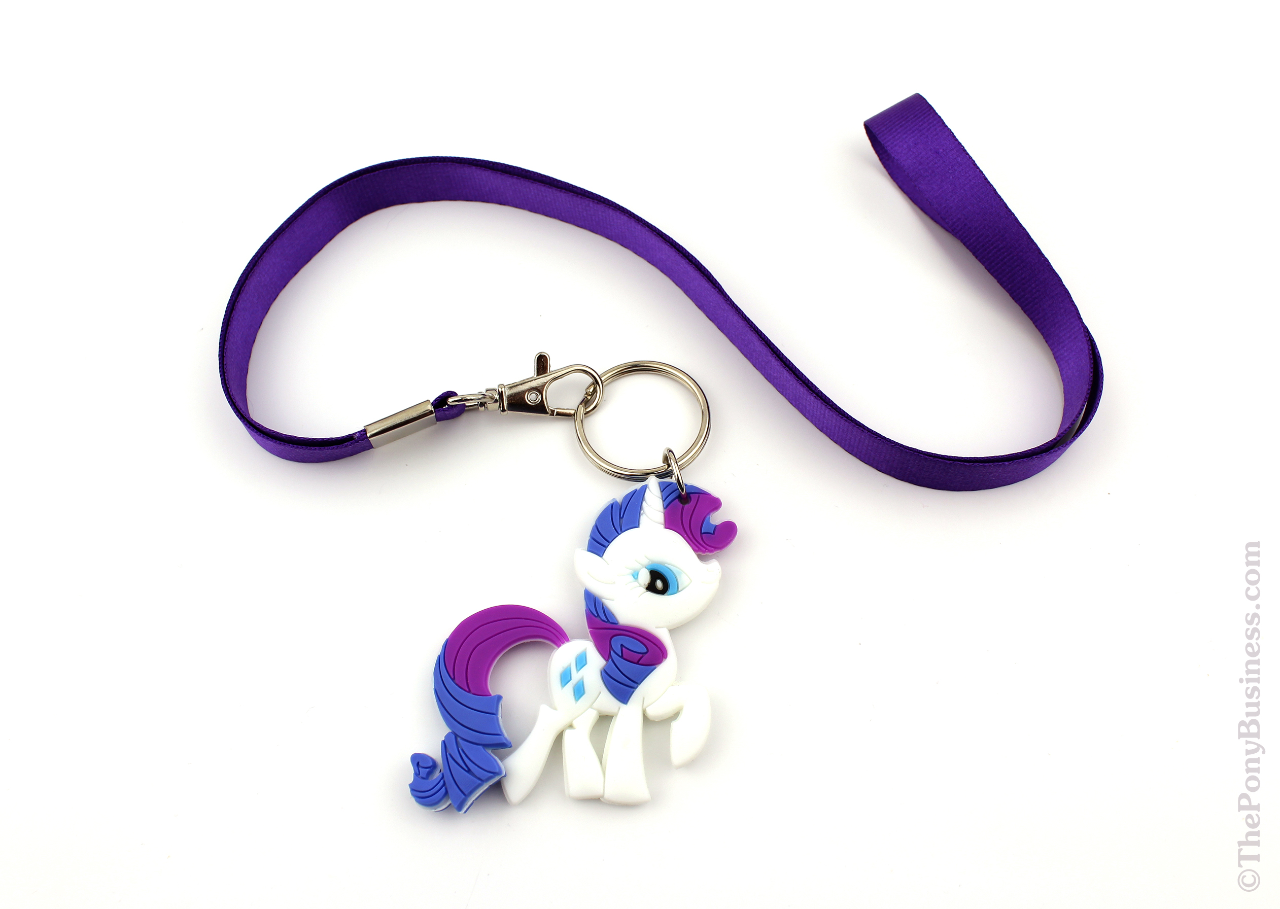 GRAPHICS & MORE My Little Pony Twilight Sparkle Face Keychain Spinning  Round Chrome Plated Metal