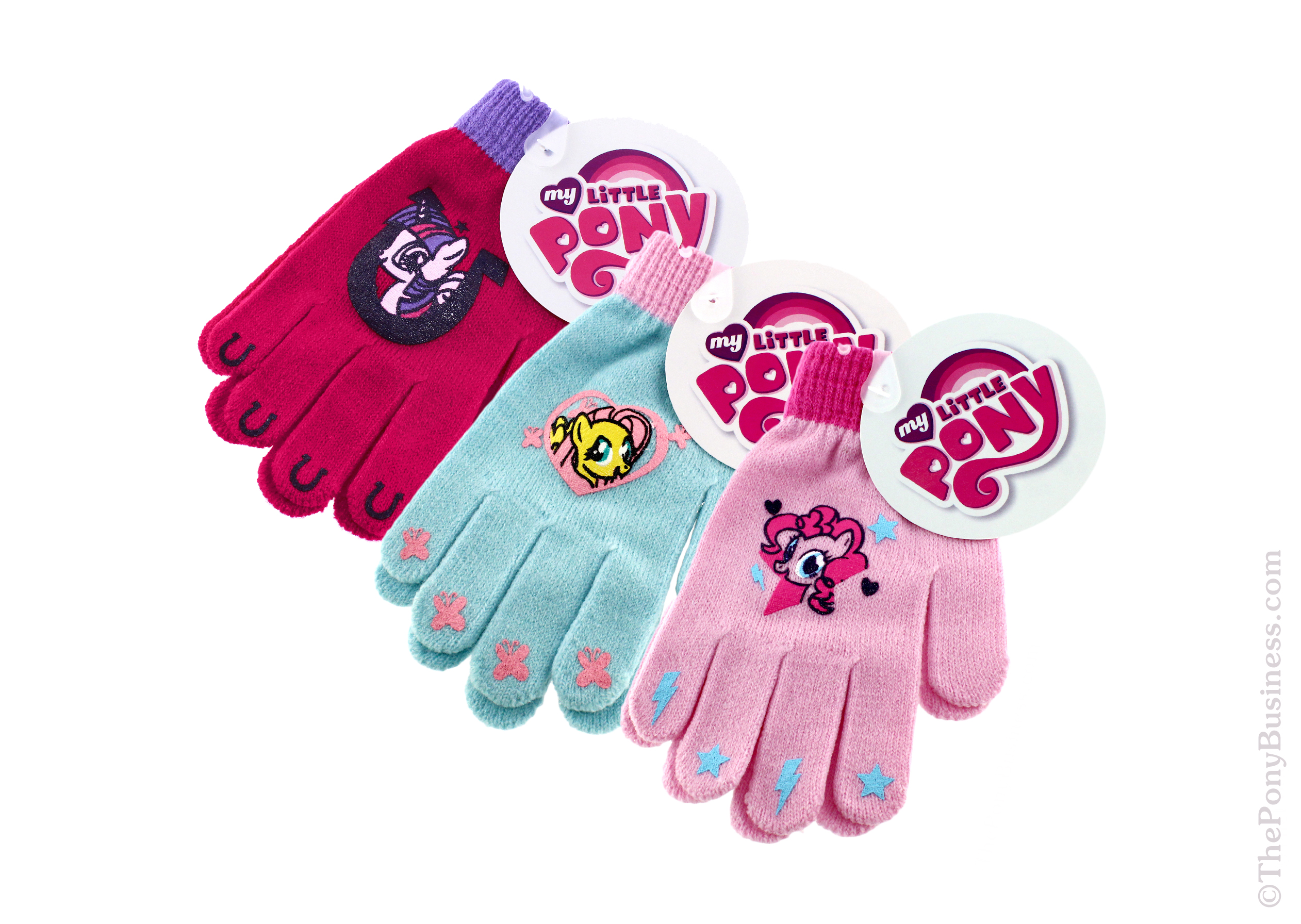 I Love My Pony Collection Gloves by Little Rider 4 Sizes Navy/Pink 
